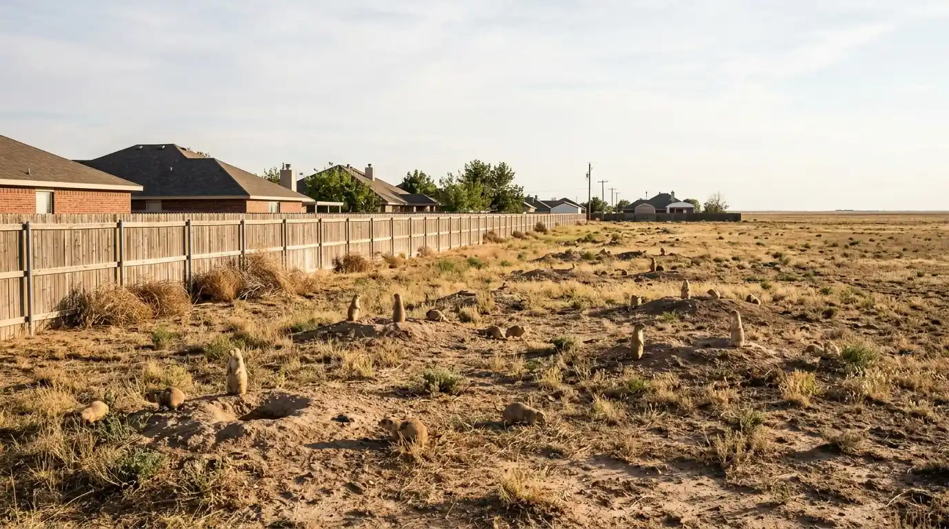 Prairie dogs next to your yard: rules, plague and options