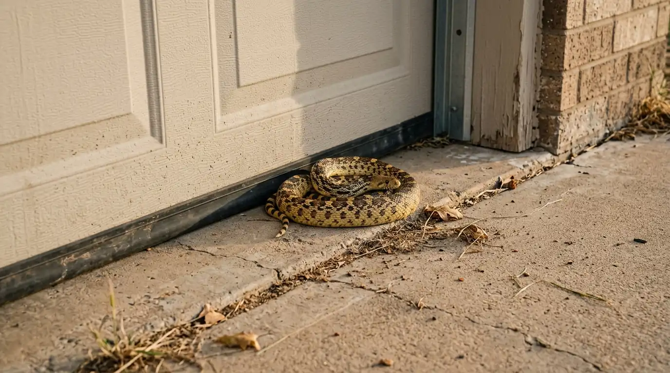 What to do when a snake shows up in your garage